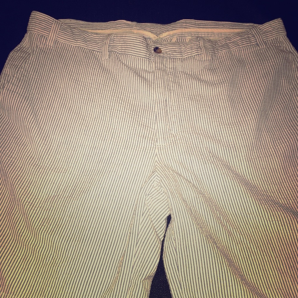 Alan Flusser Blue & White Shorts Size 38